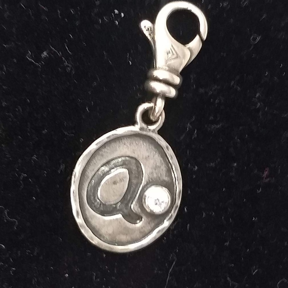 SILPADA STERLING SILVER "A" CHARM